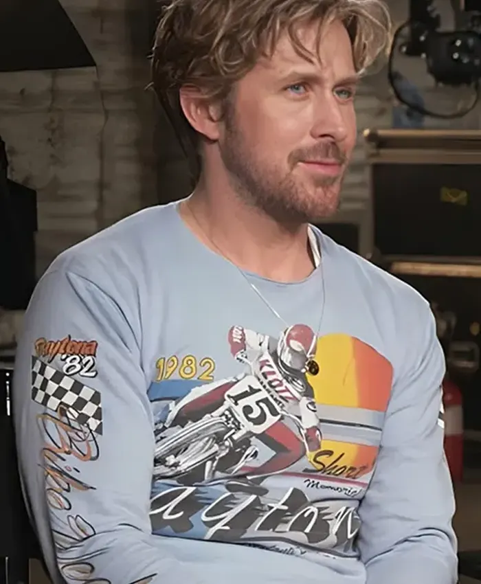 Ryan Gosling Vintage 1982 Daytona Print Shirt