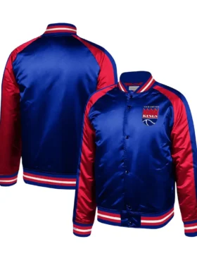Sacramento Kings Color Block Satin Jacket