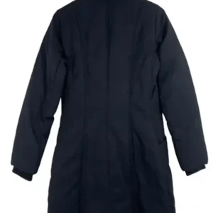 Sarah Truong Hudson and Rex S06 Black Coat Back
