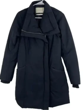 Sarah Truong Hudson and Rex S06 Black Coat For Sale