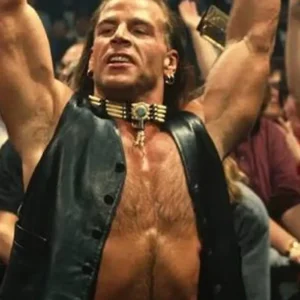 Shawn Michaels WWE Black Leather Vests