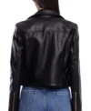 Shayna Wayne AEW Dynamite 2024 NYC Biker Leather Jacket Back