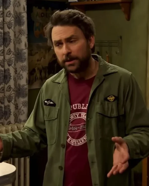 Shop Charlie Kelly Its Always Sunny in Philadelphia S12 Green Jacket