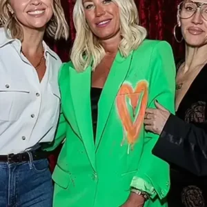 Shop Denise Van Outen 2024 Green Blazer