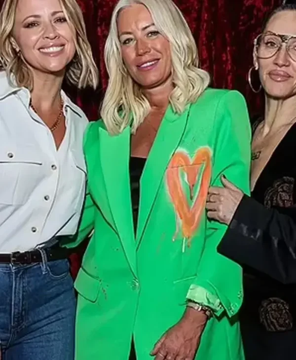 Shop Denise Van Outen 2024 Green Blazer