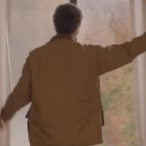 Shop Michael Cera The Adults Brown Jacket