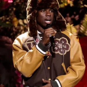 Shop Rema BRIT Awards 2024 Crop Varsity Jacket