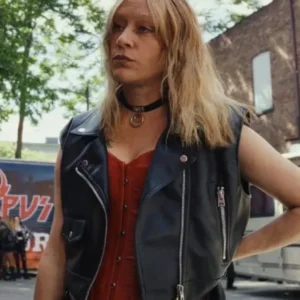 Shop Ruby Ruin Poker Face 2023 Black Biker Vest