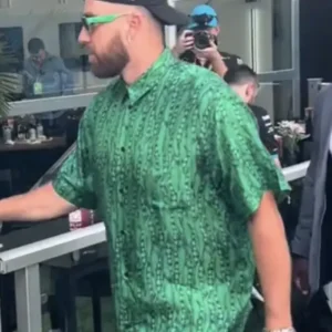 Shop Travis Kelce Welcome F1 Miami Grand Prix Green Shirt