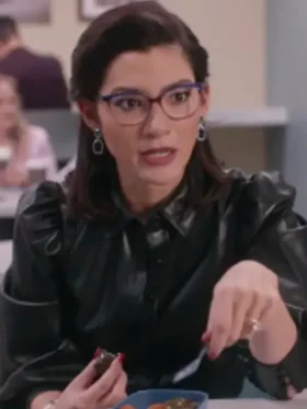 So Help Me Todd S02 Susan Black Leather Shirt