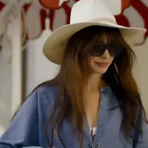 Solene The Idea Of You 2024 Blue Long Coat