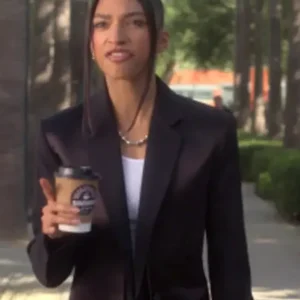 Tara Raani Grown ish S06 Helmut Lang Black Blazer