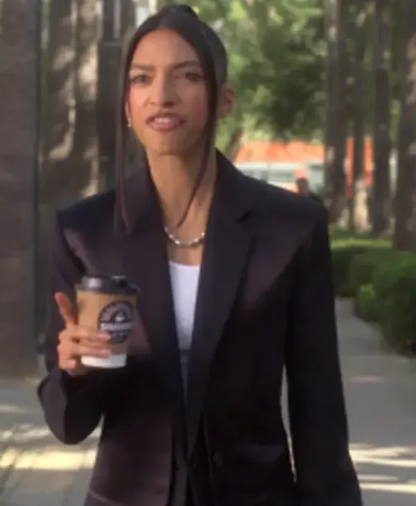 Tara Raani Grown ish S06 Helmut Lang Black Blazer