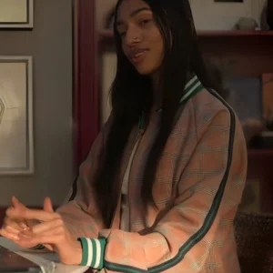 Tara Raani Grown ish S06 Plaid Bomber Jacket