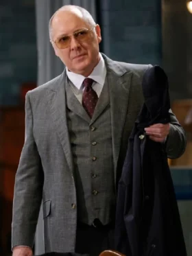 The Blacklist Season 10 Raymond Reddington Gray Suit On Sale 
