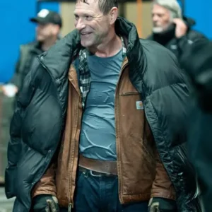 The Bricklayer 2024 Aaron Eckhart Oversized Puffer Jacket