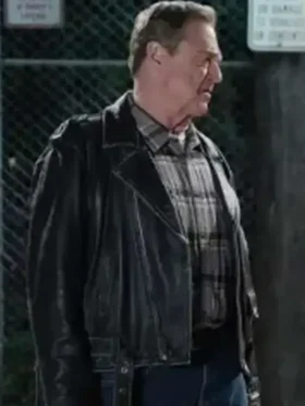 The Conners Dan Conner Black Motorcycle Leather Jacket For Men