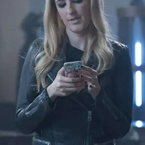 The Good Place DArcy Carden Black Biker Jacket