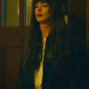 The Idea Of You Anne Hathaway Black Leather Jacket