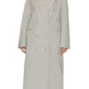The Kardashians Kris Jenner Grey Long Coat
