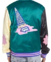 The Kid Laroi Letterman Bomber Jacket Backside