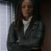 The Rookie Nyla Harper Black Biker Leather Jacket For Women