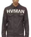 The Voice S025 Chance the Rapper HVMAN Black Print Jacket For Sale