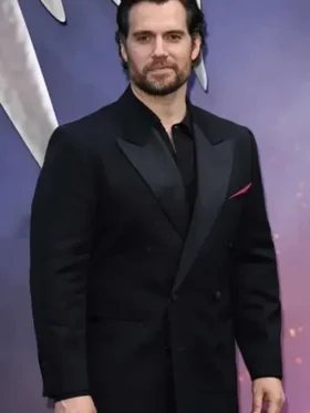 The Witcher Henry Cavill Black Suit For Men