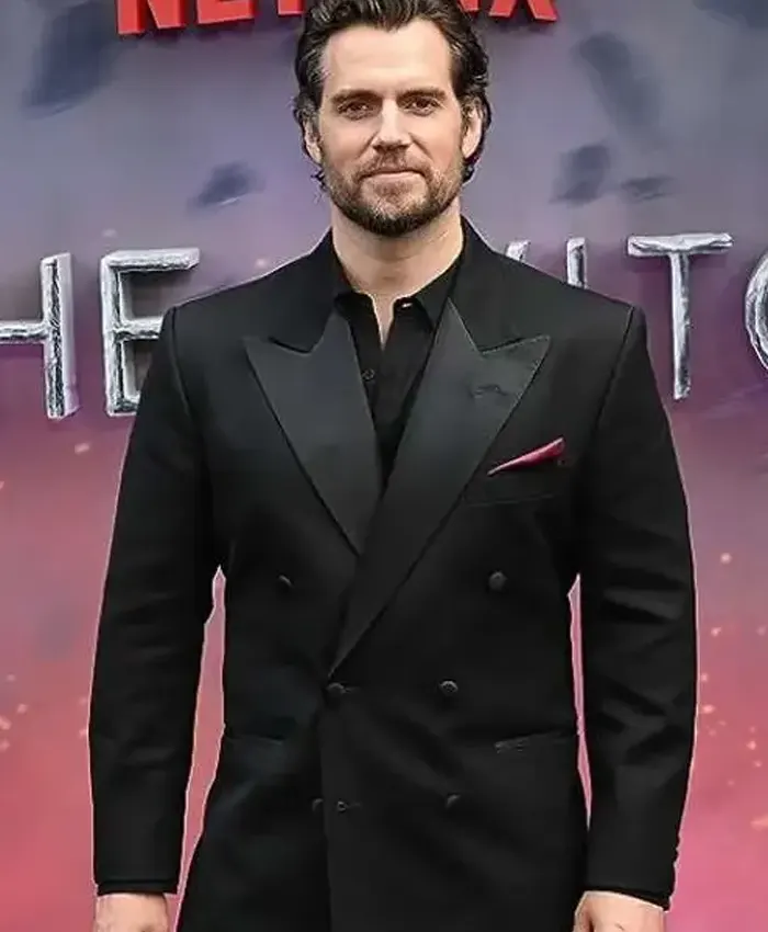The Witcher Henry Cavill Black Suit