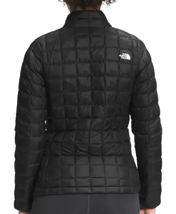 Tracy Spiridakos Chicago Fire S11 Black Quilted Jacket Back