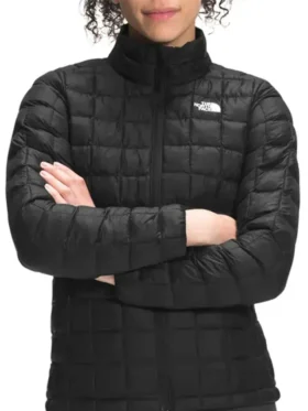 Tracy Spiridakos Chicago Fire S11 Black Quilted Jacket For Sale