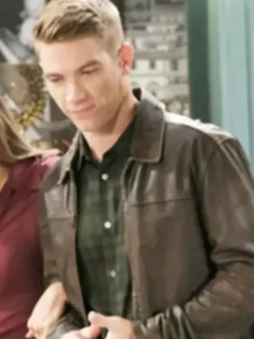 Tripp Johnson Days Of Our Lives 2024 Brown Leather Jacket