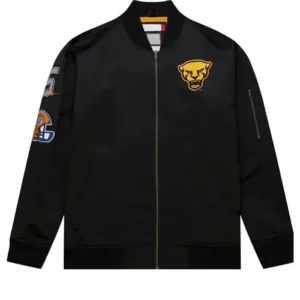 University of Pittsburgh Louis Riddick Satin Bomber Jacket
