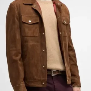 Utkarsh Ambudkar After Midnight Brown Leather Jacket