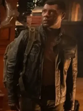 William Catlett Abigail 2024 Black Leather Jacket