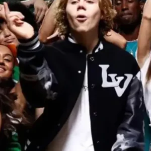 Wrong LV The Kid Laroi Black Varsity Jacket