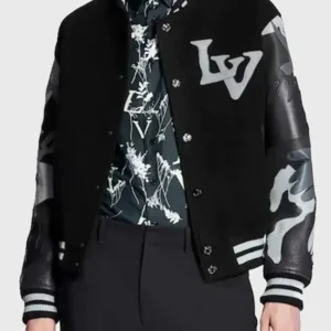 Wrong LV The Kid Laroi Varsity Jacket