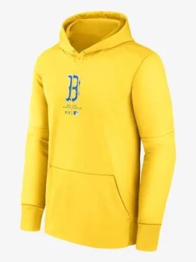 Yellow Boston Red Sox Hoodie