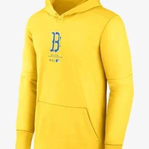 Yellow Boston Red Sox Hoodie