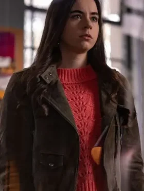 Yellowjackets Callie Sadecki Suede Leather Jacket