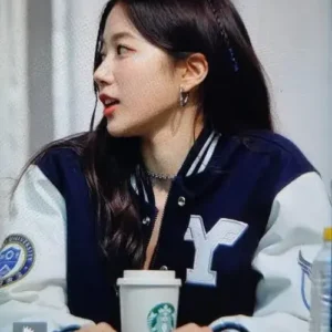 Yonsei University Blue Varsity Jacket