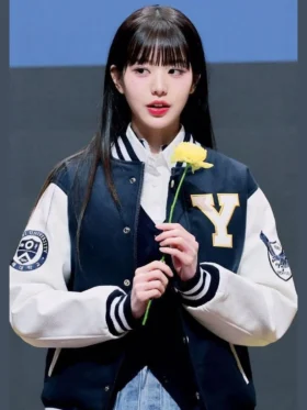 Yonsei University Blue Varsity Jacket On Sale
