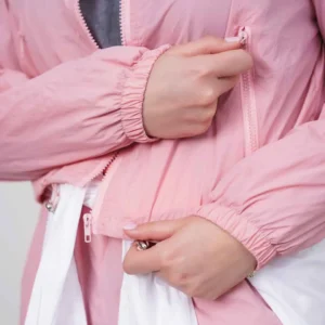 lorna Cropped Parachute Pink Jacket 
