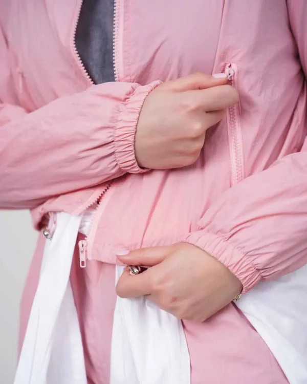 lorna Cropped Parachute Pink Jacket