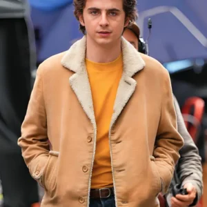 A Complete Unknown Timothee Chalamet Sherpa Cotton Jacket