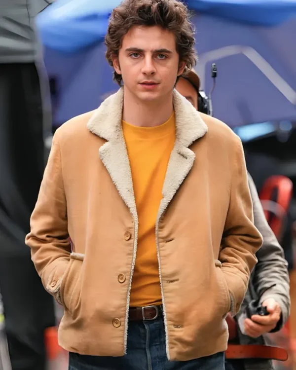 A Complete Unknown Timothee Chalamet Sherpa Cotton Jacket