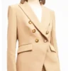 A.J. Cook Criminal Minds Evolution S17 Brown Jacket For Sale