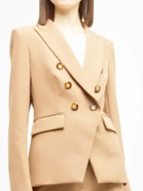 A.J. Cook Criminal Minds Evolution S17 Brown Jacket For Sale
