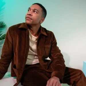 Aaron Moten Fallout 2024 Corduroy Jacket