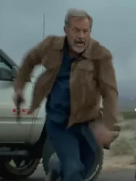 Agent Petrovick Boneyard Brown Leather Jacket